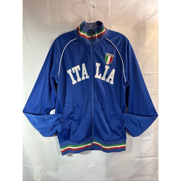 Dress &Go Style of Italy Other - Vintage Dress & Co Style of Italy Italia Full-Zip Track Jacket - Men's XXL Blue